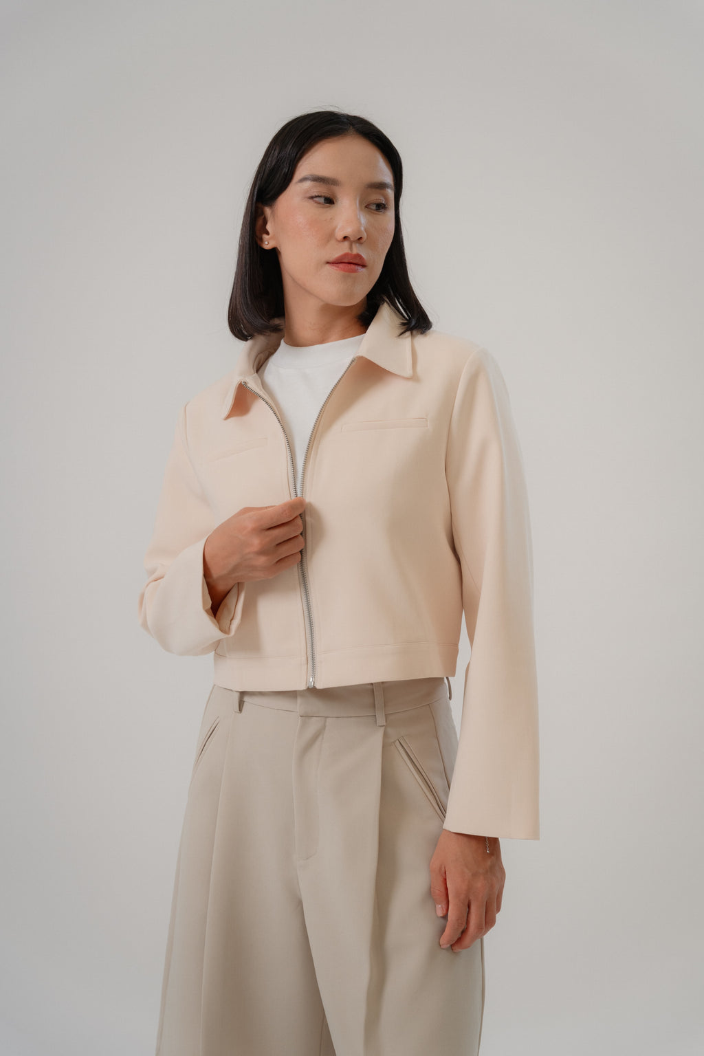 Biker Jacket with Full Zip