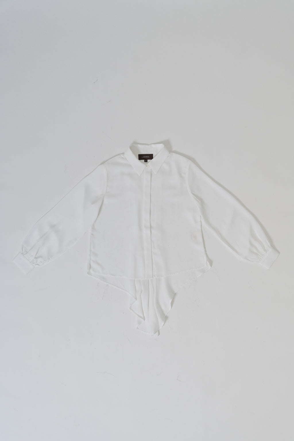 Collared Long Tail Blouse