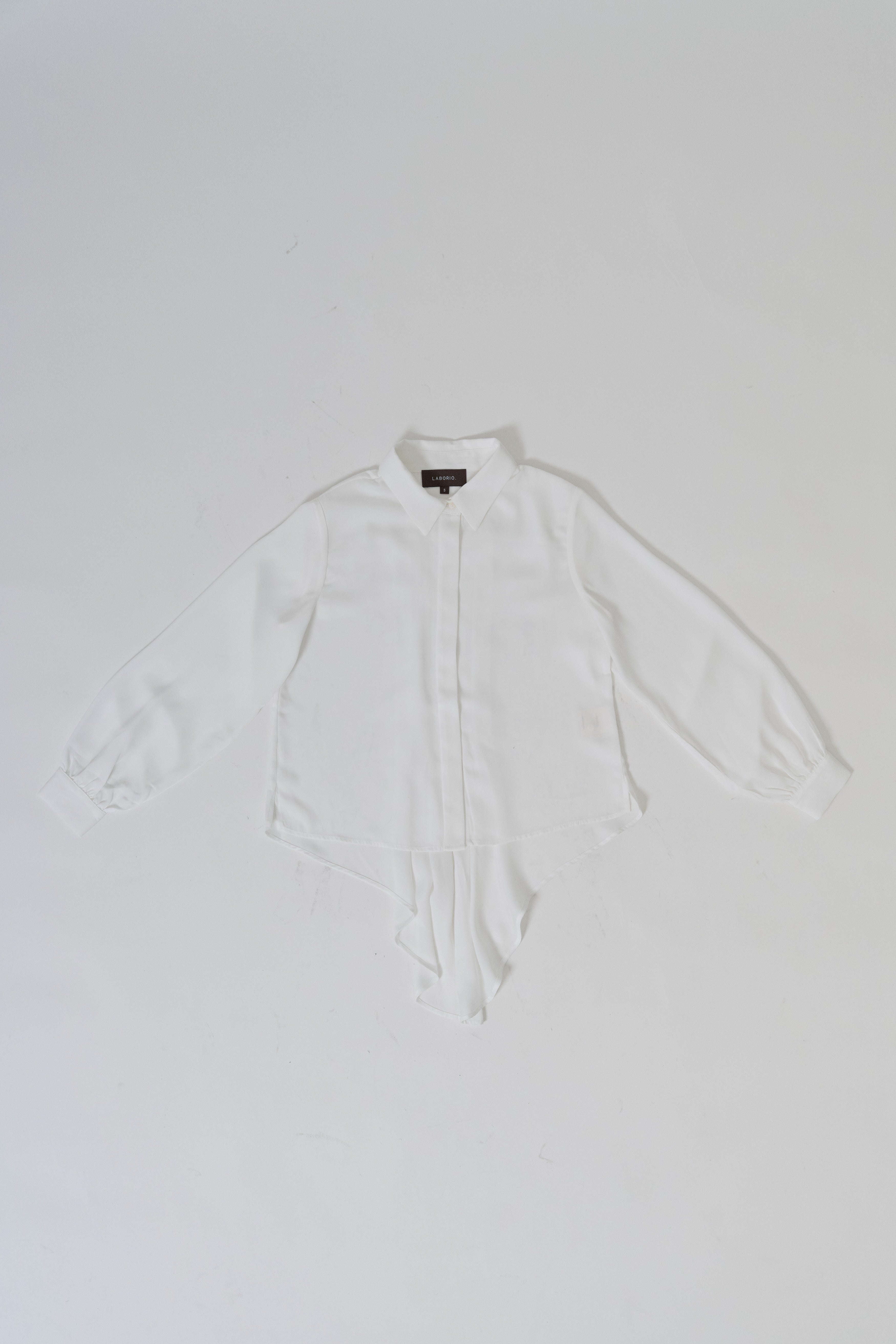 Collared Long Tail Blouse