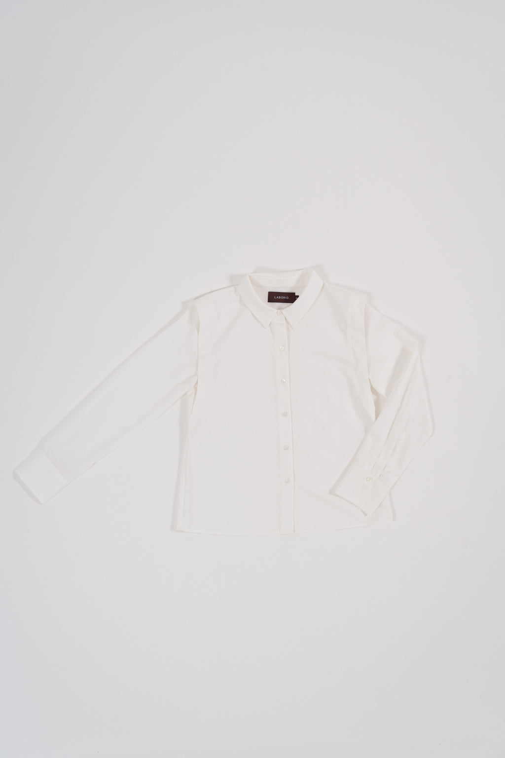 Collared Wide Shoulder Blouse