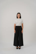 Laborio wide leg pants and crew neck tee