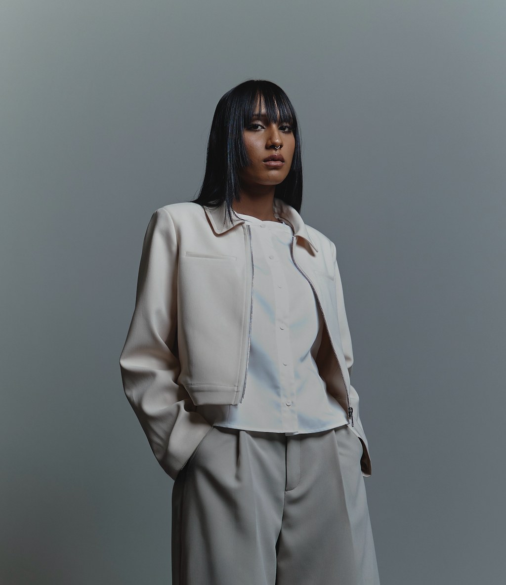 Biker Jacket with Full Zip