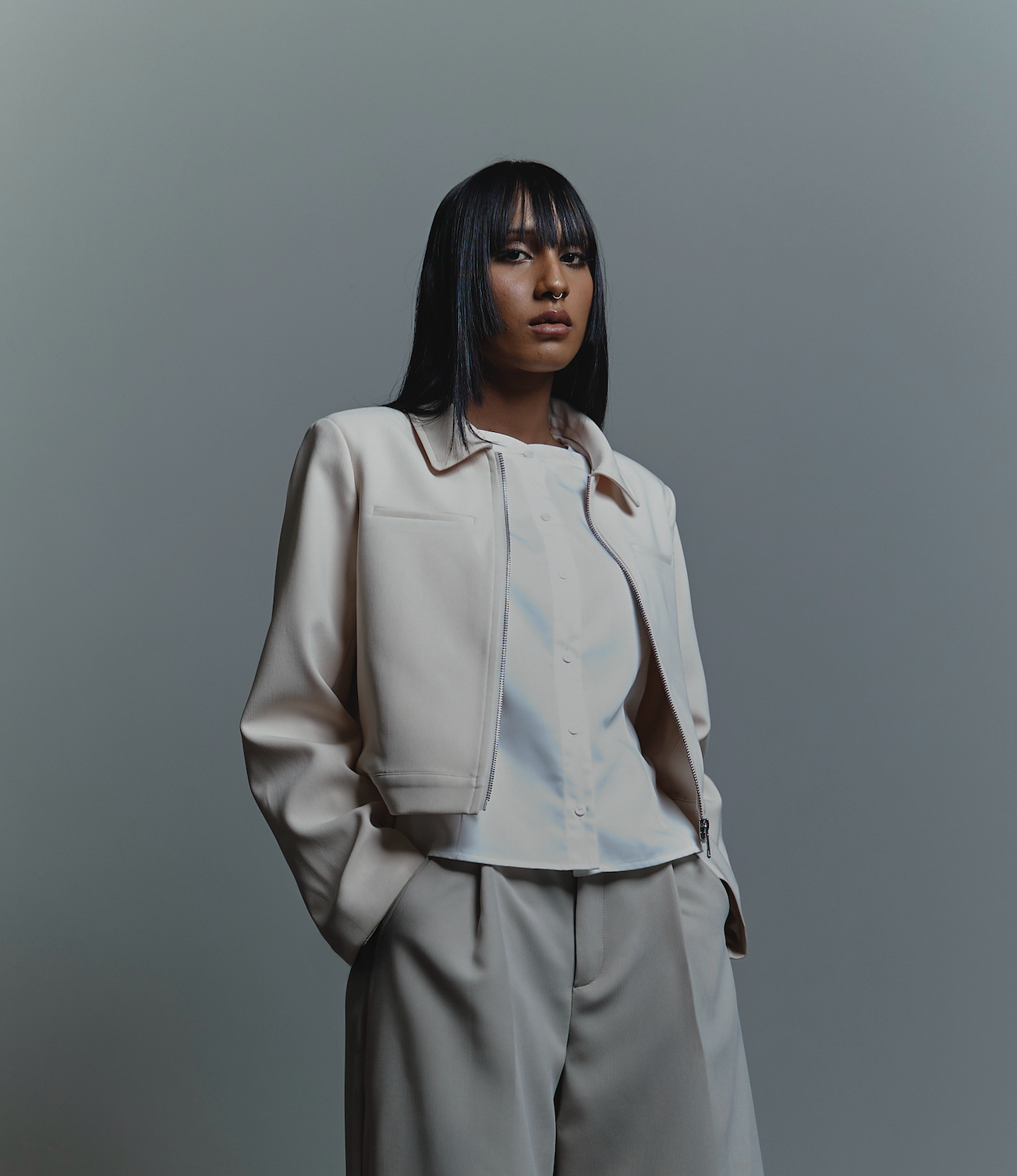 Biker Jacket with Full Zip